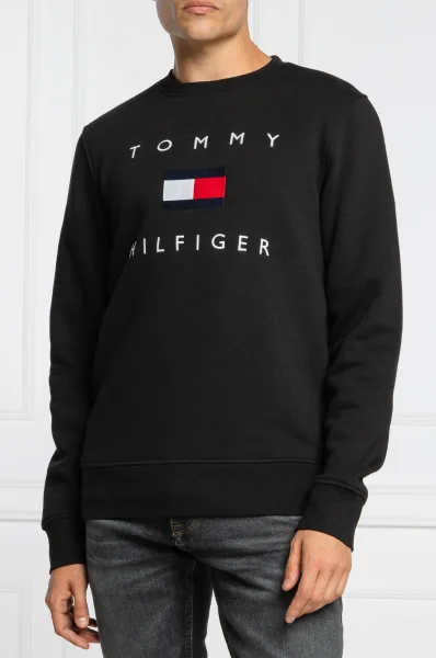Džemperis | Regular Fit Tommy Hilfiger juoda