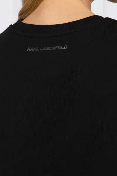 Džemperis Mini Ikonik Karl | Regular Fit Karl Lagerfeld juoda
