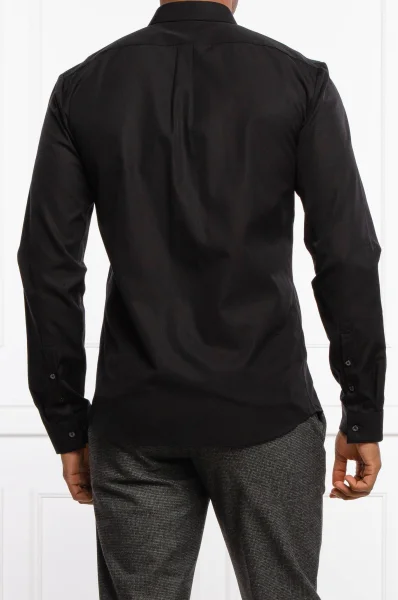 Marškiniai Ero3 | Extra slim fit HUGO juoda