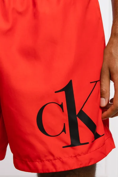 Maudymosi šortai | Regular Fit Calvin Klein Swimwear raudona