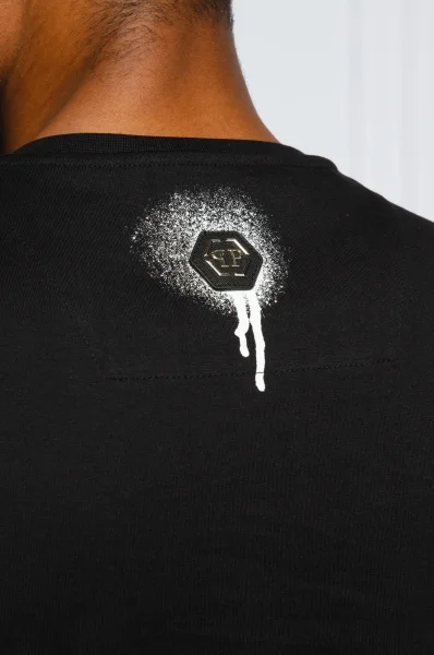 Marškinėliai | Regular Fit Philipp Plein juoda
