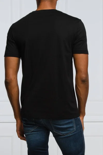 Marškinėliai Durned | Regular Fit HUGO juoda