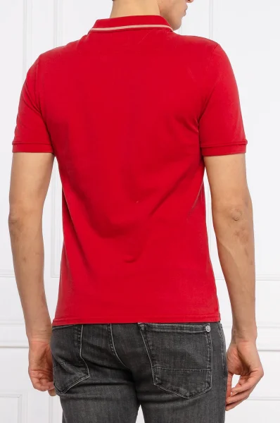 polo marškinėliai CEDRIC | Slim Fit | pique GUESS raudona