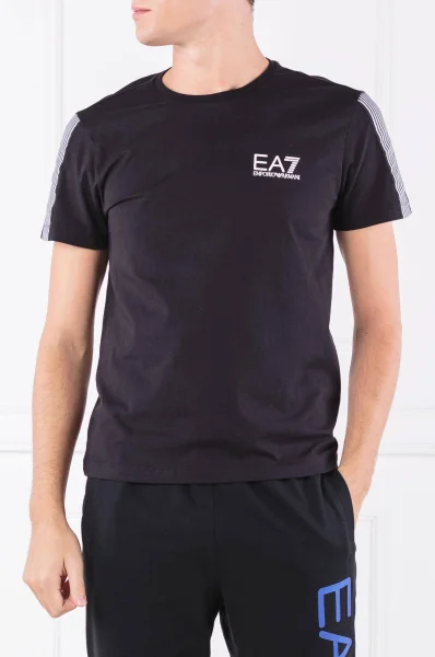 tėjiniai marškinėliai | regular fit EA7 juoda