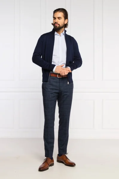 vilnonis megztinis | regular fit Tommy Tailored tamsiai mėlyna