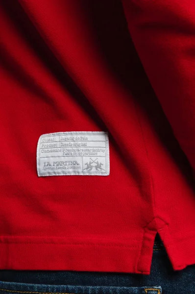 polo marškinėliai | Regular Fit | stretch pique La Martina raudona