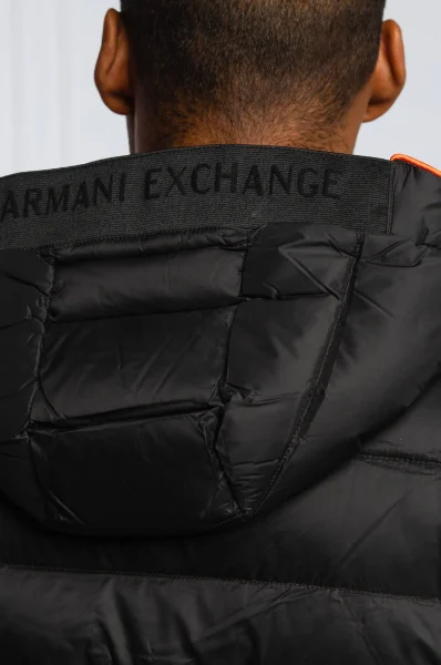pūkinė striukė | regular fit Armani Exchange juoda