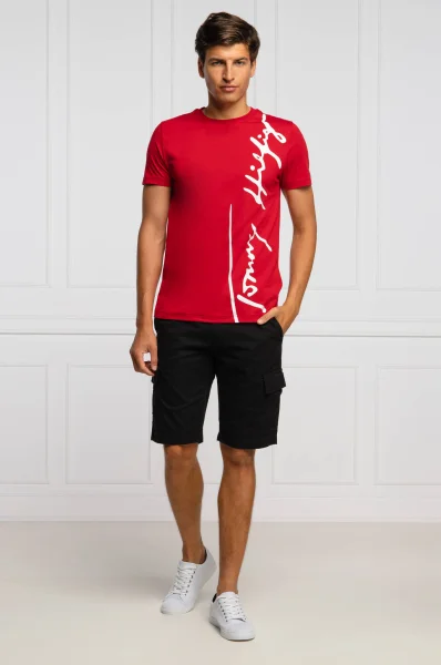 Marškinėliai | Regular Fit Tommy Hilfiger raudona