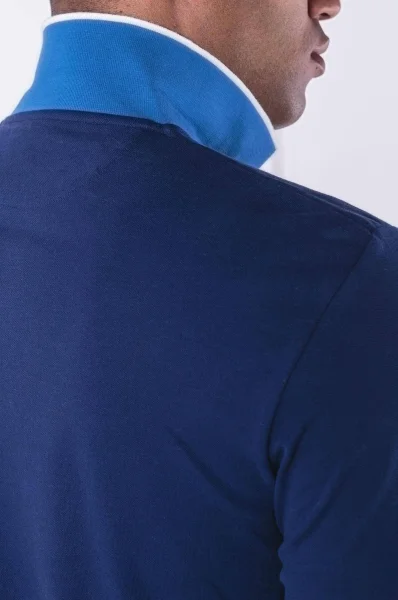 polo marškinėliai | slim fit Hackett London tamsiai mėlyna