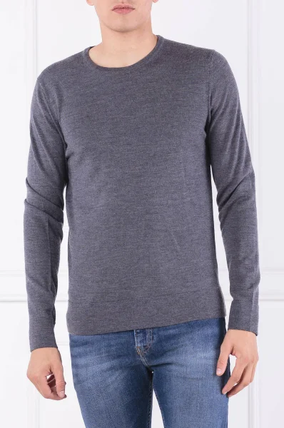 vilnonis megztinis superior | regular fit Calvin Klein pilka