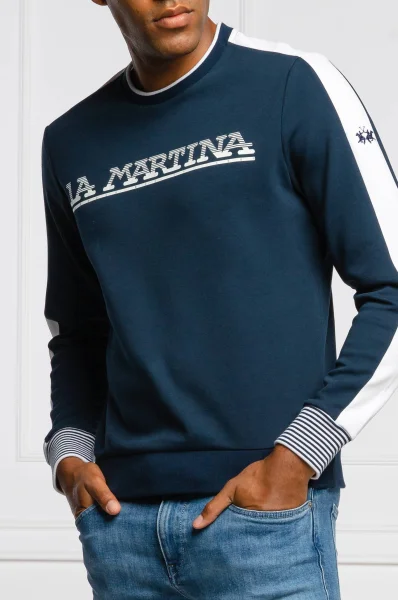 Džemperis | Regular Fit La Martina tamsiai mėlyna
