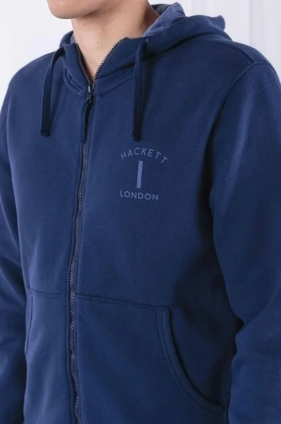 Džemperis | Classic fit Hackett London tamsiai mėlyna