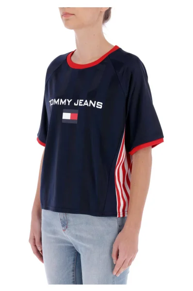 marškinėliai tjw 90s soccer | regular fit Tommy Jeans tamsiai mėlyna