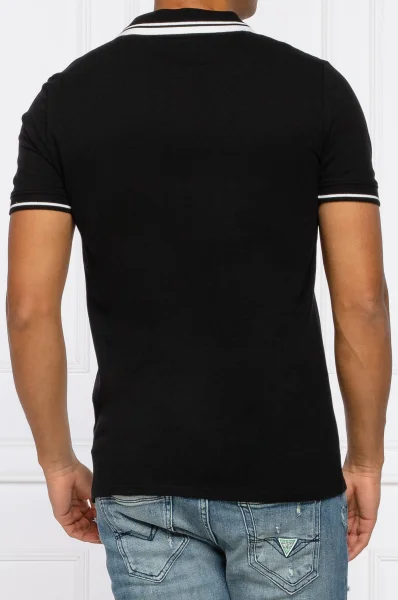 polo marškinėliai SCOTT | Slim Fit GUESS juoda
