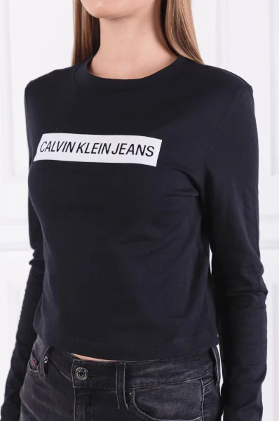 džemperis institutional box | regular fit CALVIN KLEIN JEANS juoda
