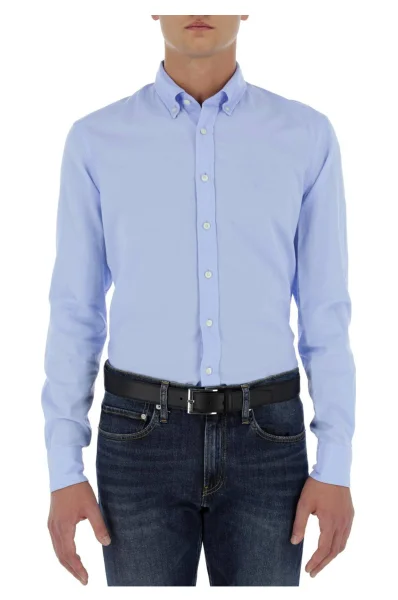marškiniai | slim fit Hackett London mėlyna