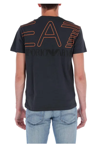 marškinėliai | regular fit EA7 grafito