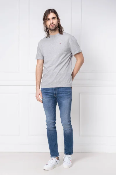 tėjiniai marškinėliai tjm tommy classics | regular fit Tommy Jeans pilka