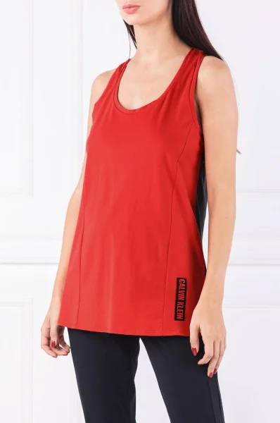 marškinėliai tank | regular fit Calvin Klein Performance raudona