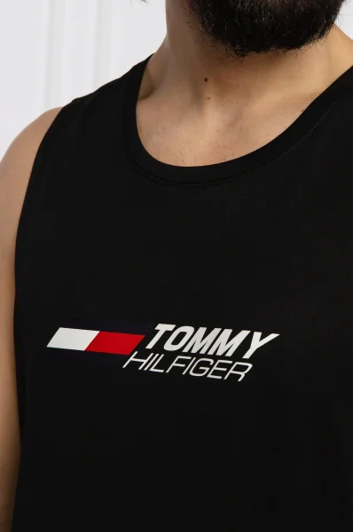 Tank top ESSENTIALS | Regular Fit Tommy Sport juoda