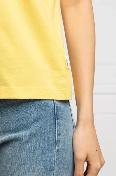 Marškinėliai | Regular Fit Calvin Klein geltona