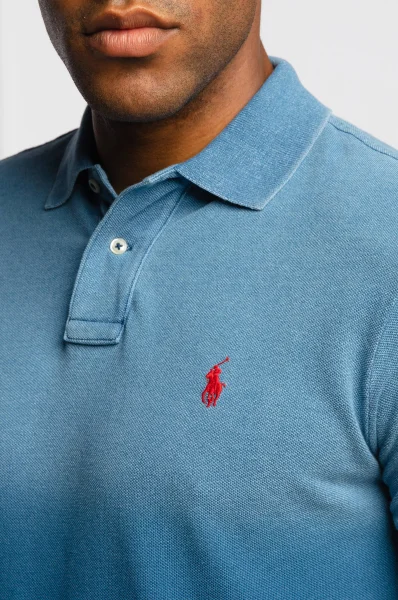 polo marškinėliai | Custom slim fit | pique POLO RALPH LAUREN mėlyna