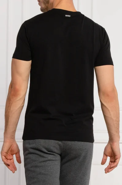 Marškinėliai 2 vn HUGO-V | Slim Fit HUGO juoda