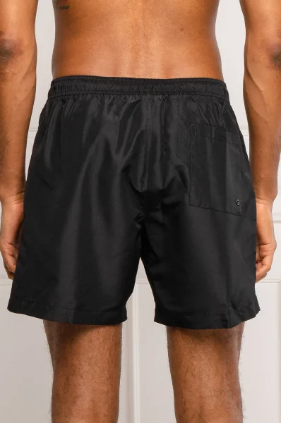 šortai maudymosi medium drawstring | regular fit Calvin Klein Swimwear juoda