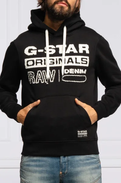 Džemperis Originals | Regular Fit G- Star Raw juoda