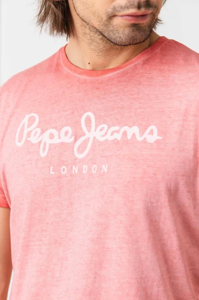 tėjiniai marškinėliai west sir | regular fit Pepe Jeans London rožinė