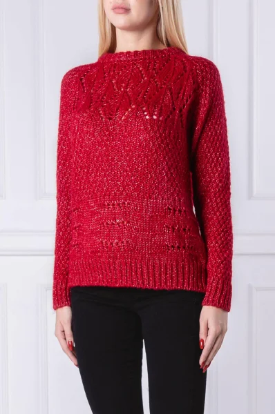 megztinis gaenoir | regular fit | su vilna GUESS raudona