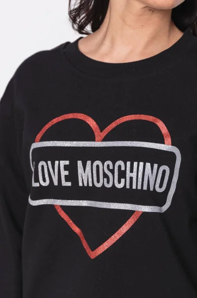 džemperis | regular fit Love Moschino juoda