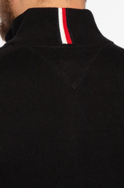 Megztinis | Regular Fit | su kašmyru Tommy Hilfiger juoda