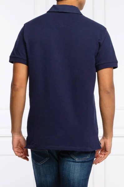 polo marškinėliai PETER | Regular Fit | pique Pepe Jeans London tamsiai mėlyna