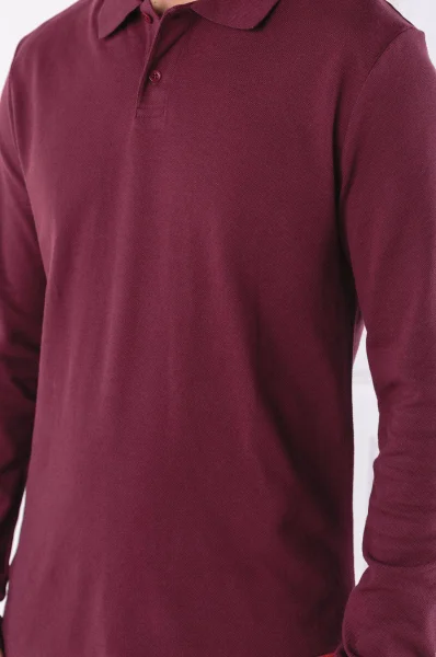 polo marškinėliai monogram | slim fit CALVIN KLEIN JEANS bordinė