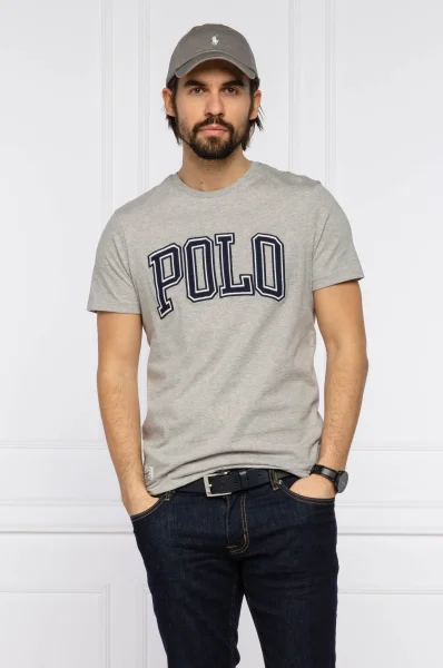 Marškinėliai | Custom slim fit POLO RALPH LAUREN pilka