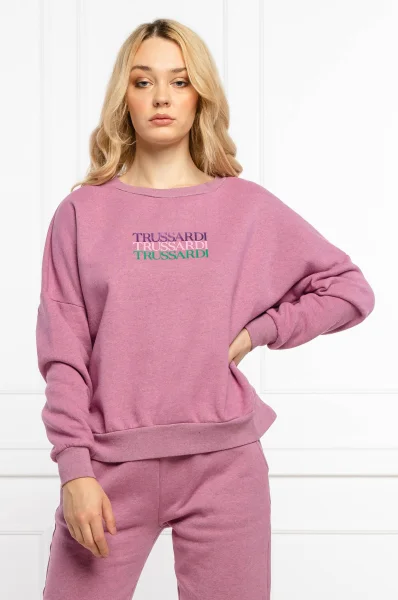 Džemperis | Relaxed fit Trussardi rožinė