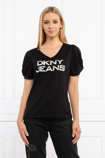 Marškinėliai | Regular Fit DKNY JEANS juoda