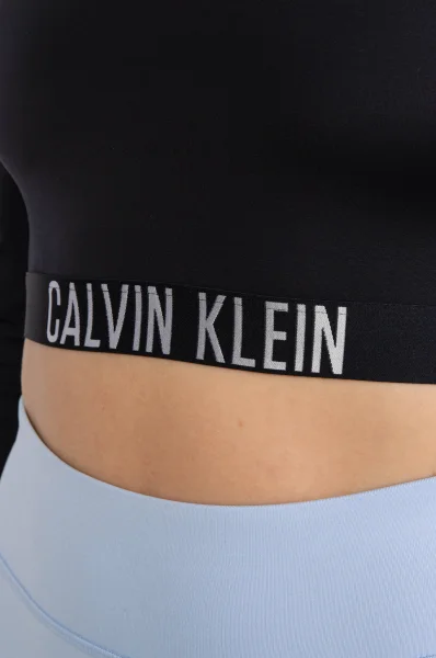 Marškinėliai | Slim Fit Calvin Klein Swimwear juoda