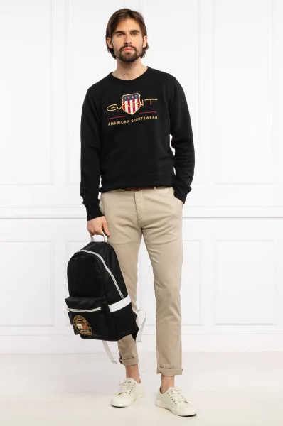 Džemperis | Regular Fit Gant juoda