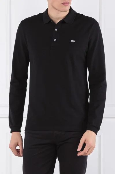 polo marškinėliai | slim fit Lacoste juoda
