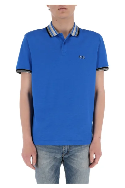 polo marškinėliai paddy 1 | regular fit | pique BOSS GREEN mėlyna