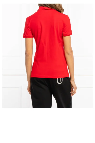 polo marškinėliai | Slim Fit | pique Lacoste raudona