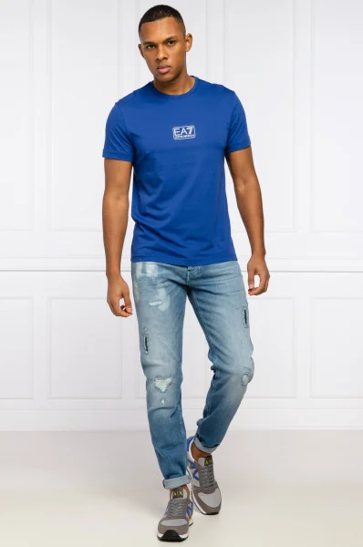 Marškinėliai | Regular Fit EA7 mėlyna
