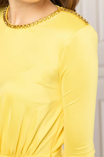 suknelė Elisabetta Franchi geltona