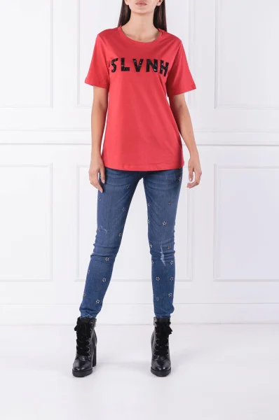 marškinėliai monrovia | regular fit Silvian Heach raudona