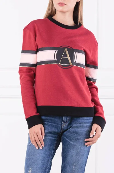 džemperis | regular fit Emporio Armani raudona