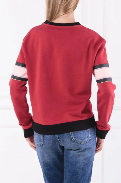 džemperis | regular fit Emporio Armani raudona