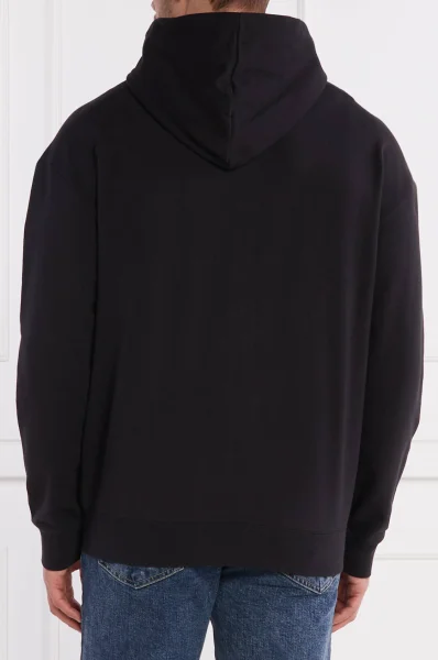 Džemperis Logo Jacket Hood | Classic fit Hugo Bodywear juoda