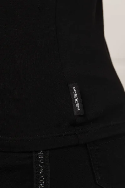marškinėliai | slim fit Emporio Armani juoda